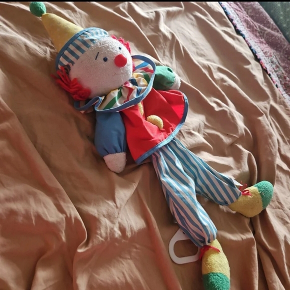 Vtg Eden "You are my Sunshine" musical Eden XL original clown pull cord RARE - Picture 4 of 6